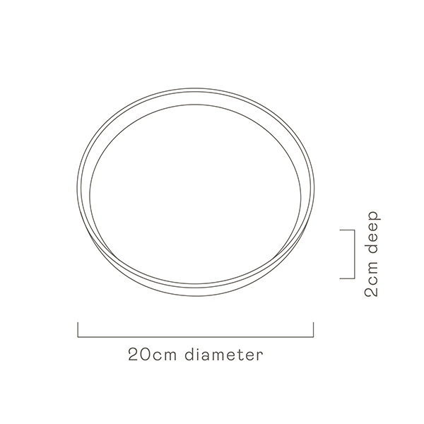 Angus & Celeste - Australian Botanicals - Side Plate - Gum Frond