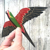 Bridget Farmer - Handprinted Bird Mobile - Swift Parrot