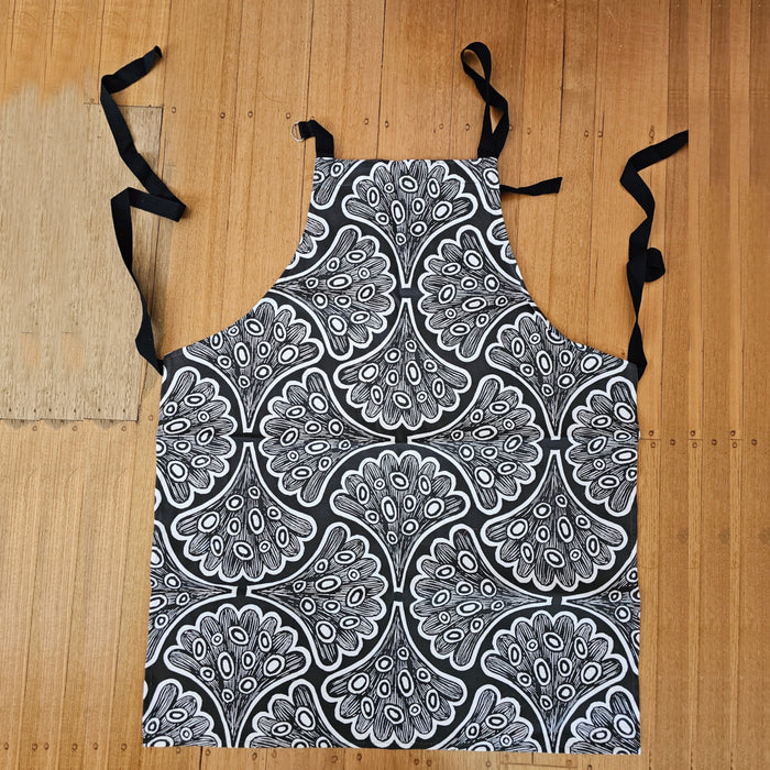 The Spotted Quoll Studio - Cotton Apron - Galaxias Fish Scale