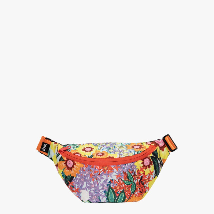 LOQI - Recycled Cross Body / Bum Bag - Pomme Chan - Thai Flowers