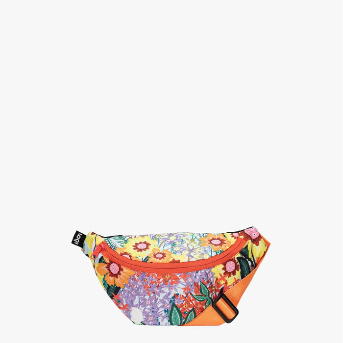 LOQI - Recycled Cross Body / Bum Bag - Pomme Chan - Thai Flowers