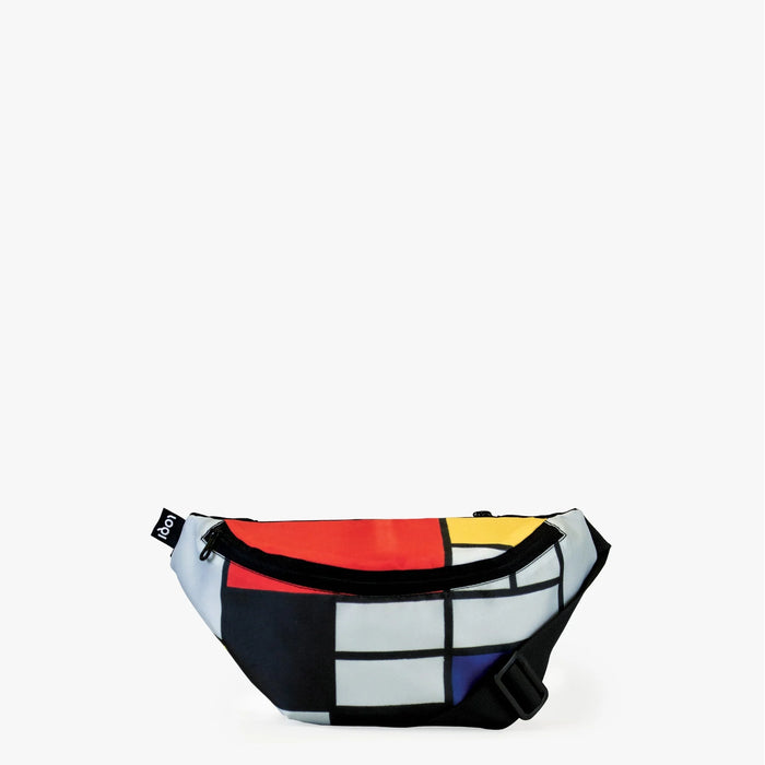 LOQI - Recycled Cross Body / Bum Bag - PIET MONDRIAN - Composition