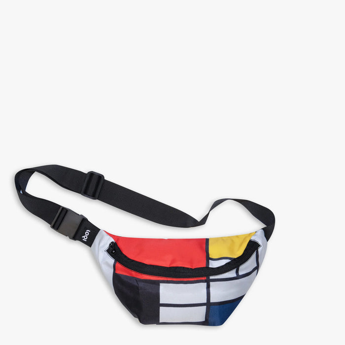 LOQI - Recycled Cross Body / Bum Bag - PIET MONDRIAN - Composition