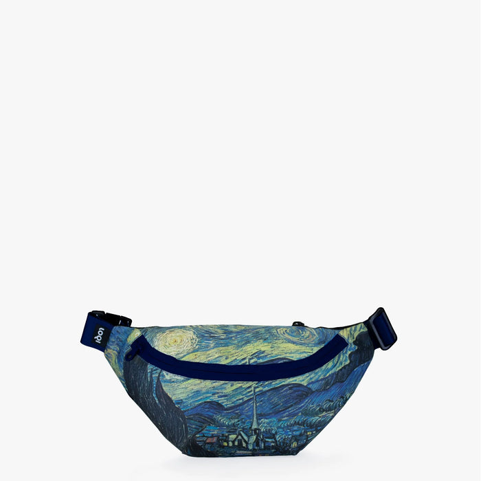 LOQI - Recycled Cross Body / Bum Bag - Vincent Van Gogh - Starry Night