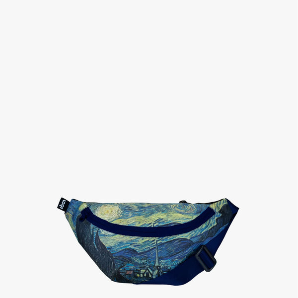 LOQI - Recycled Cross Body / Bum Bag - Vincent Van Gogh - Starry Night