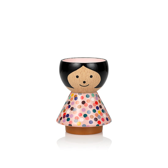 Lucie Kaas - Bordfolk Egg Cup - Poppy - Confetti