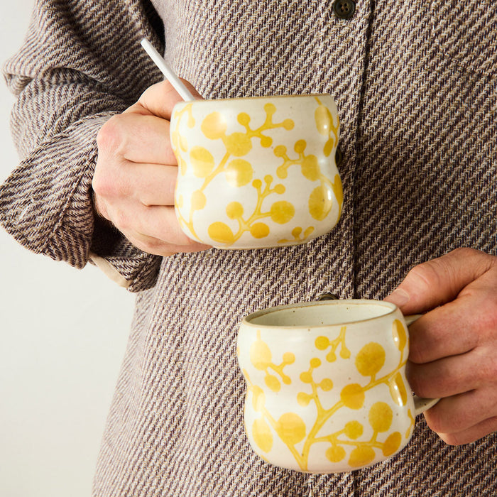 Angus & Celeste - Bushland Mugs - Set of 2 - Wattle