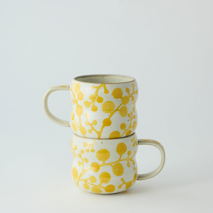 Angus & Celeste - Bushland Mugs - Set of 2 - Wattle