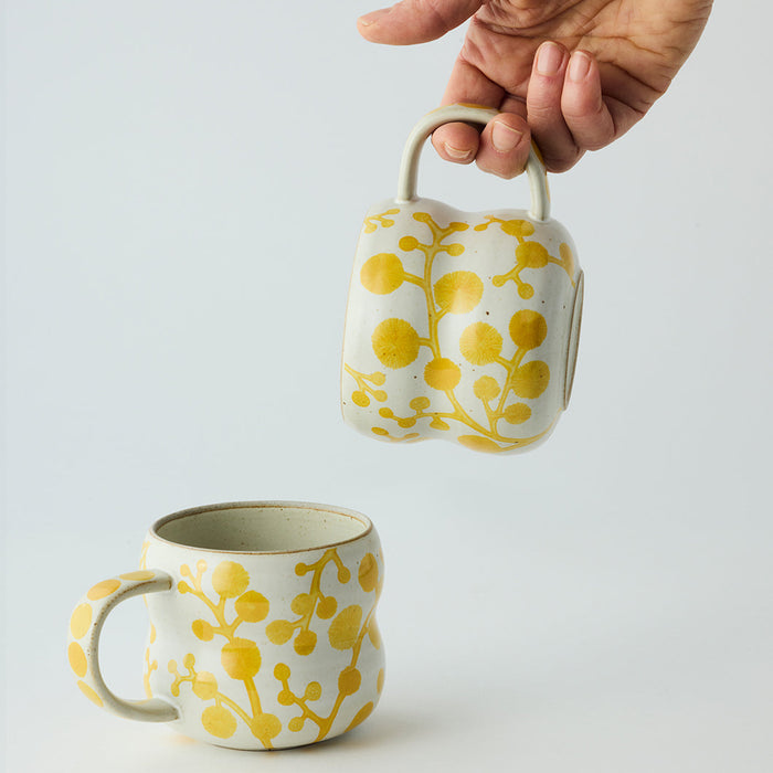 Angus & Celeste - Bushland Mugs - Set of 2 - Wattle