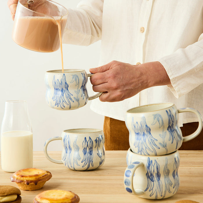 Angus & Celeste - Bushland Mugs - Set of 2 - Desert Pea