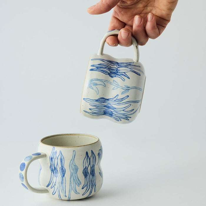 Angus & Celeste - Bushland Mugs - Set of 2 - Desert Pea