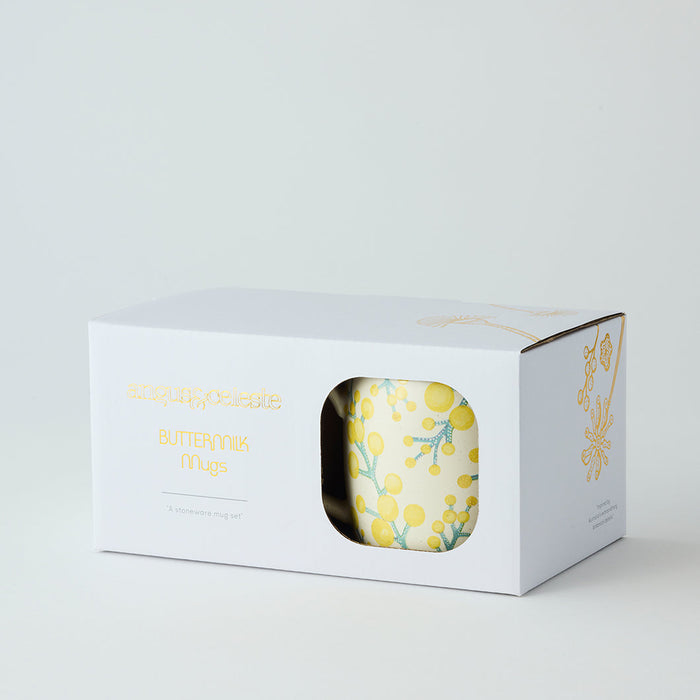 Angus & Celeste - Buttermilk Mugs - Set of 2 - Wattle