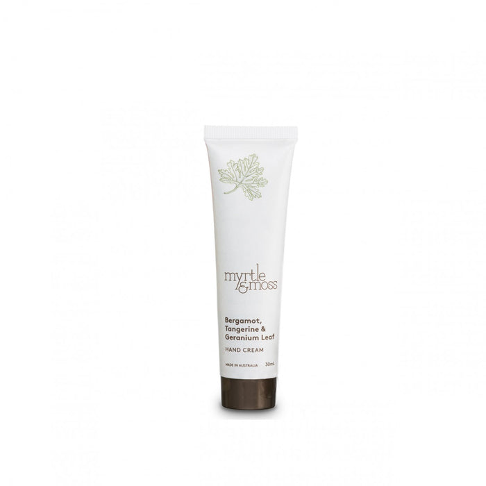 Myrtle & Moss - Hand Cream - Bergamot, Tangerine & Geranium Leaf