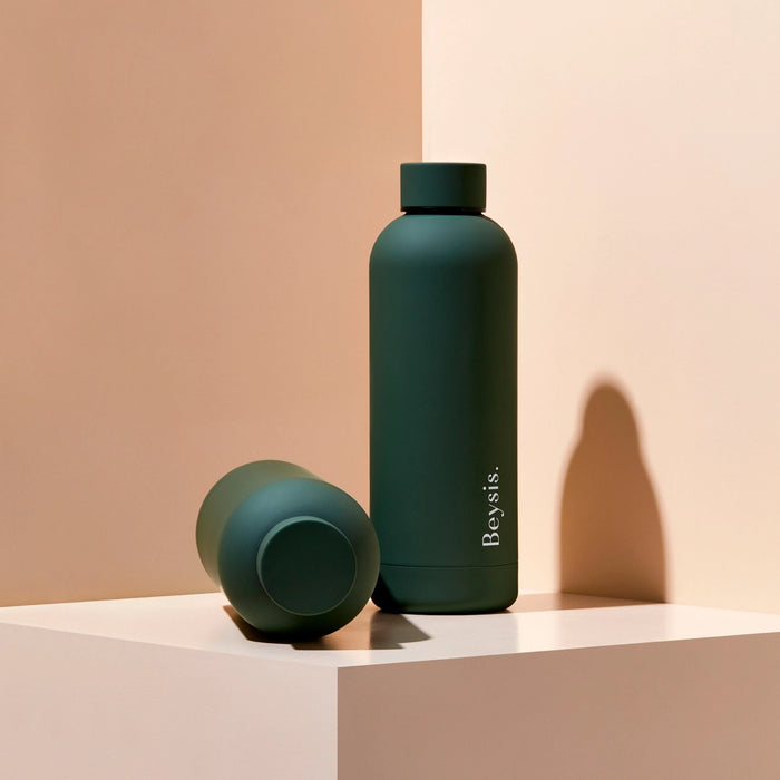 Beysis - Insulated Water Bottle - 500ml - Olive