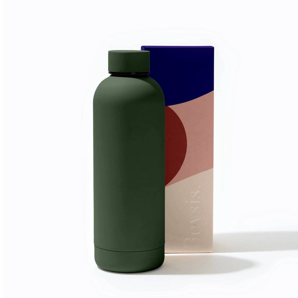Beysis - Insulated Water Bottle - 500ml - Olive