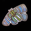 Ngarga Warendj - Lapel Pin - Blue Bogong Moth