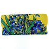 Colorathur - Velour Glasses Case - Envelope Style - Van Gogh - Blue Irises in Vase