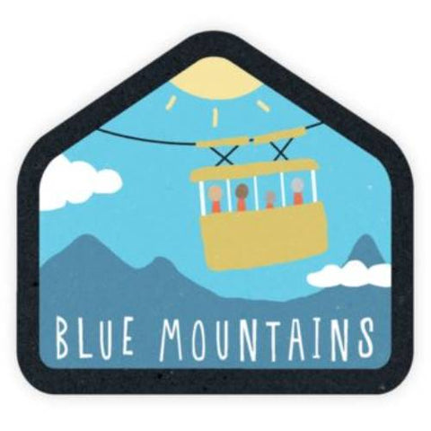 Sunday Paper - Vinyl Sticker - Blue Mountains