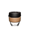 KeepCup Brew - Glass & Cork Coffee Cup - Black