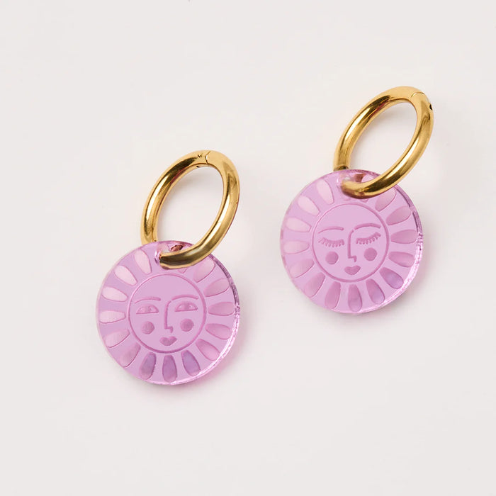 Martha Jean - Blossom Earrings - Violet