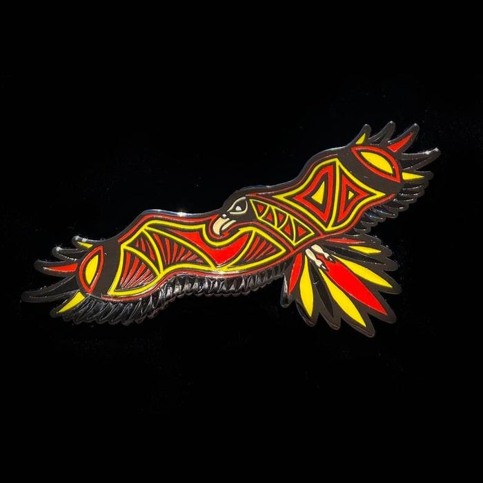 Ngarga Warendj - Lapel Pin - Bunjil the Wedge Tailed Eagle