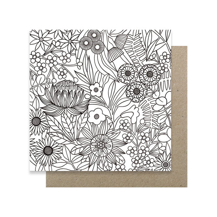 Claire Ishino - Boxed Colouring Cards - Pack of 6