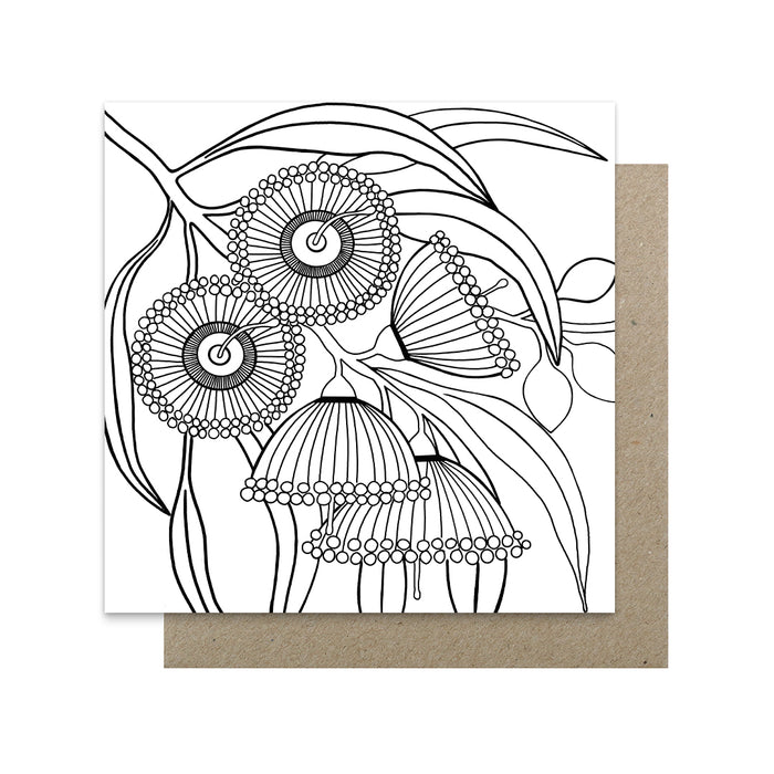 Claire Ishino - Boxed Colouring Cards - Pack of 6 - Dream in Flower