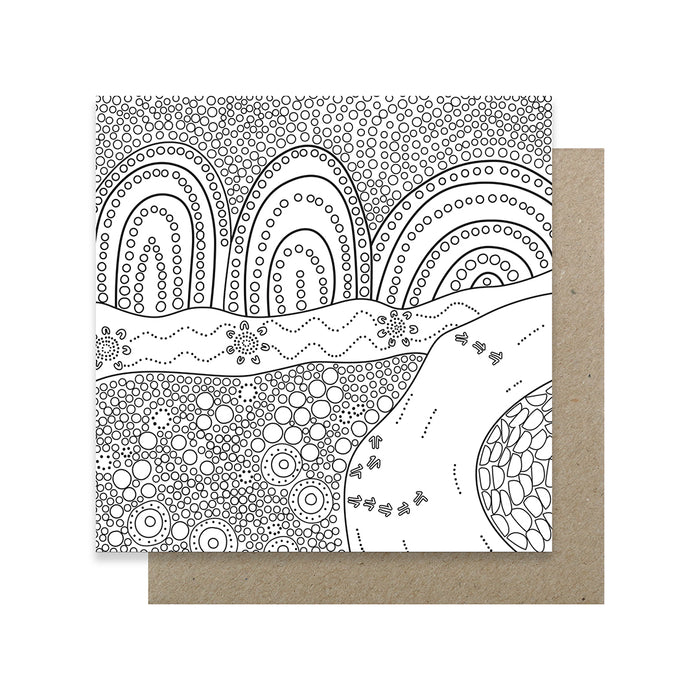 Domica Hill - Boxed Colouring Cards - Pack of 6