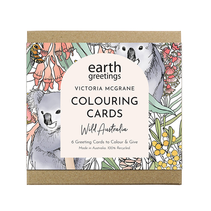 Victoria McGrane  - Boxed Colouring Cards - Pack of 6