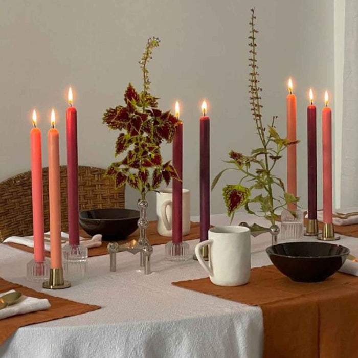 Moreton Eco - Dinner Candle - Plum