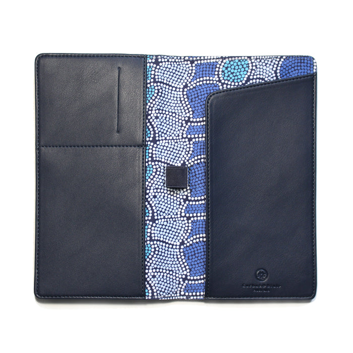 Corban & Blair x Thomas "Bagaay" Avery - Travel Wallet - Mayan - Blue