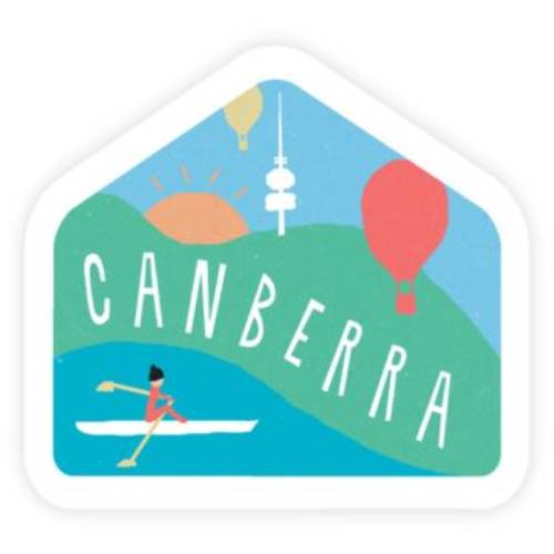 Sunday Paper - Vinyl Sticker - Canberra