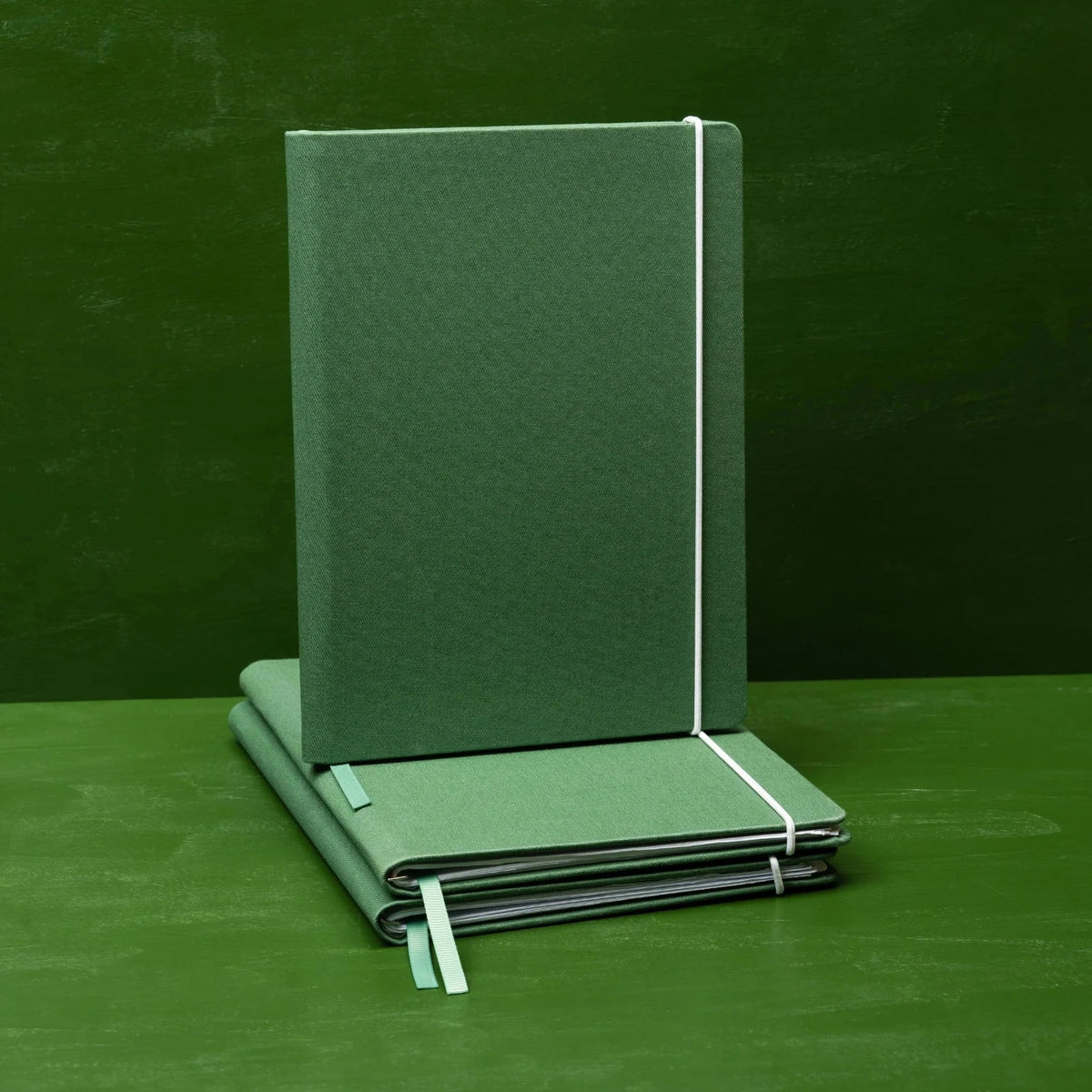 Paper Saver - Refillable Notebook - Canvas - Thyme Green — Blackbird & Fox