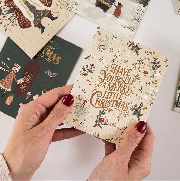 Bespoke Letterpress - Christmas Greeting Card - "Have yourself a Merry Little Christmas