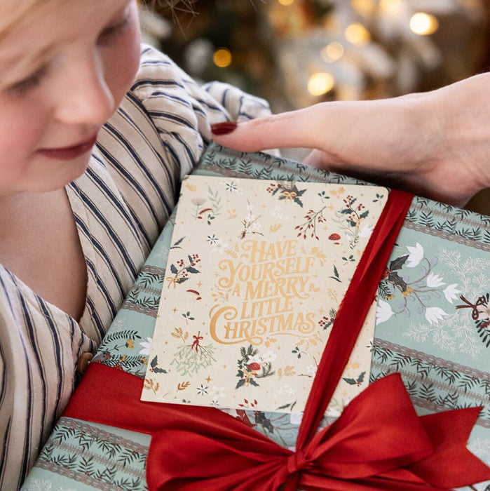 Bespoke Letterpress - Christmas Greeting Card - "Have yourself a Merry Little Christmas