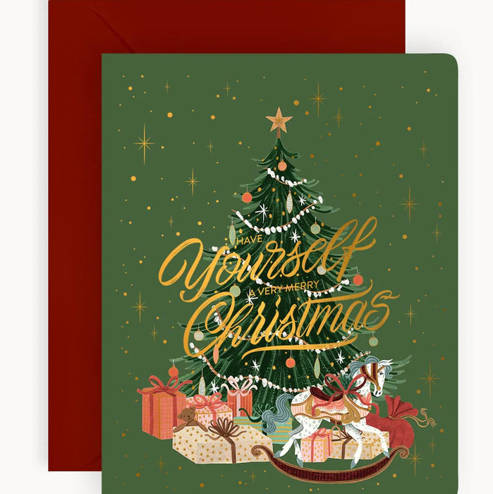 Bespoke Letterpress - Christmas Greeting Card - Have yourself a very Merry Christmas