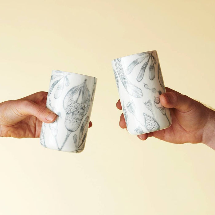 Angus & Celeste - Ceramic Tumblers - Set of 2 - Bush Grey