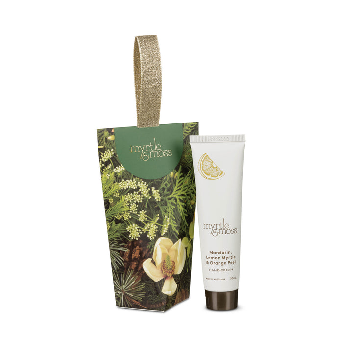 Myrtle & Moss - Christmas Ornament Mini Hand Cream - Mandarin, Lemon Myrtle & Orange Peel