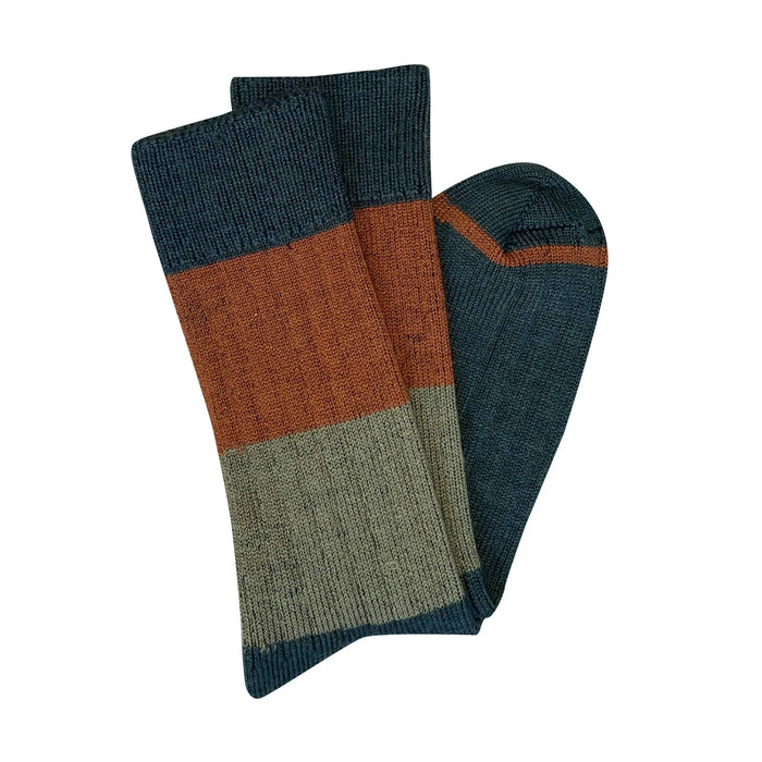 Tightology - Chunky Rib - Merino Socks - Green