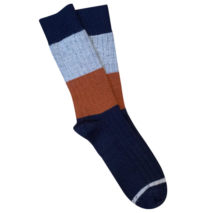 Tightology - Chunky Rib - Merino Socks - Midnight