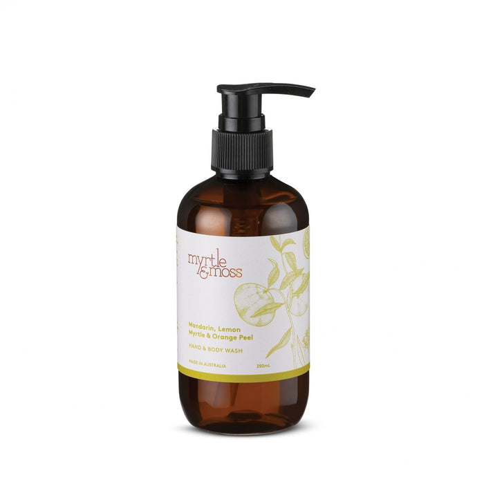 Myrtle & Moss - Hand & Body Wash - Mandarin, Lemon Myrtle & Orange Peel