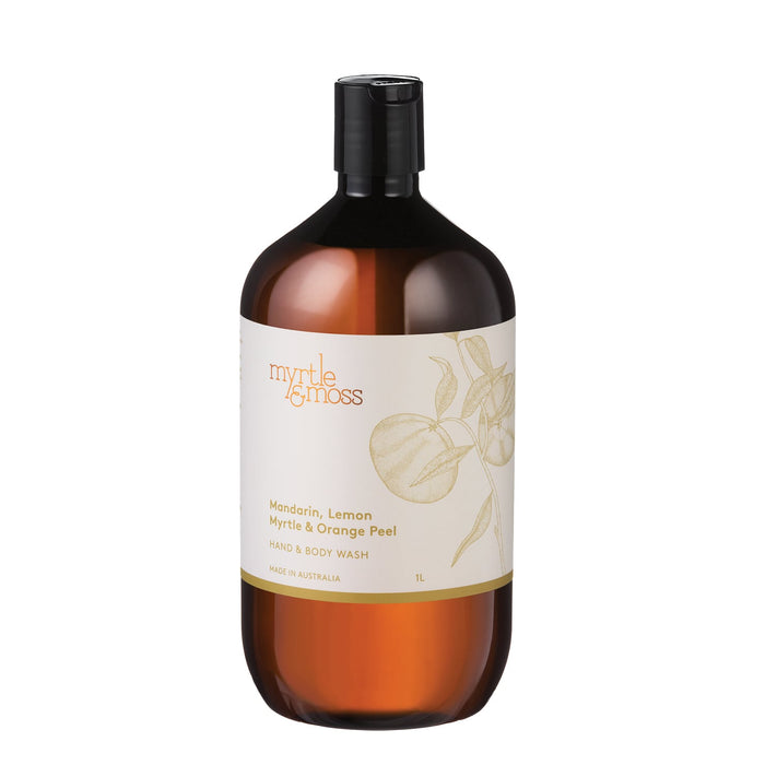 Myrtle & Moss - Hand & Body Wash - Mandarin, Lemon Myrtle & Orange Peel