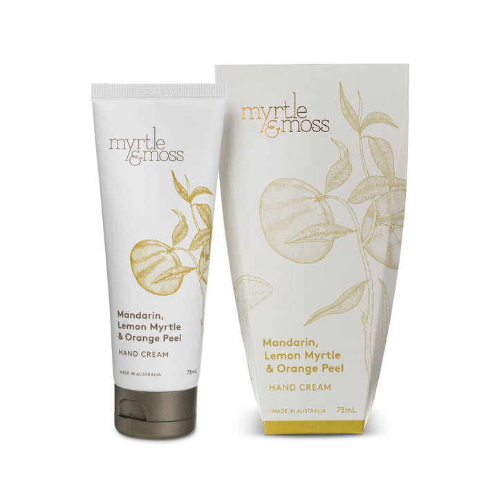 Myrtle & Moss - Hand Cream - Mandarin, Lemon Myrtle & Orange Peel