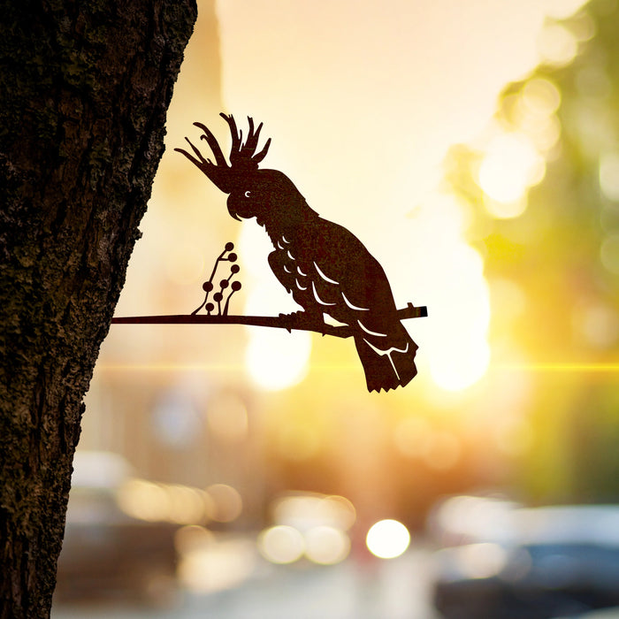 Metalbird - Garden Art - Cockatoo