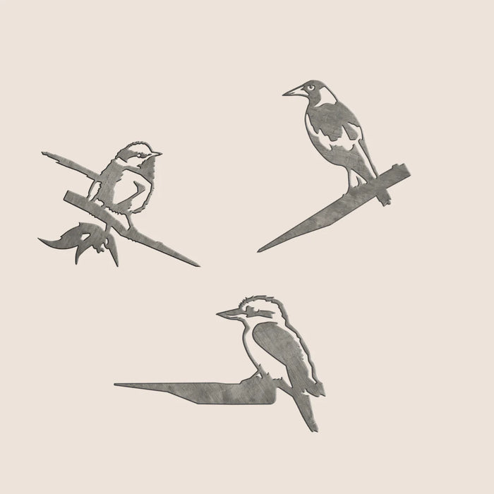 Metalbird - Garden Art - Baby Bird Bundle