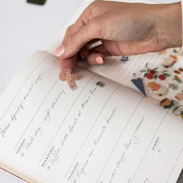 Bespoke Letterpress - 2026 Weekly Planner Notebook - Fairy Wren