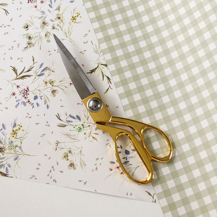 Letter Scissors Classical Bespoke Letterpress - Traditional Crafting Scissors - Gold Plated ...