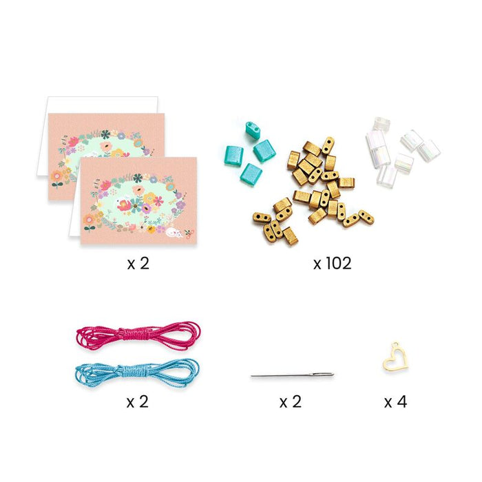 Djeco - You & Me Beads Set - Tila & Flowers