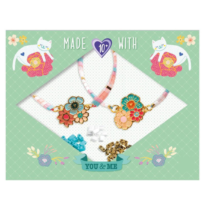 Djeco - You & Me Beads Set - Tila & Flowers