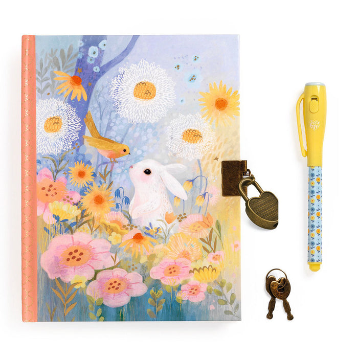 Djeco - Secret Notebook with Magic Pen - Bunny
